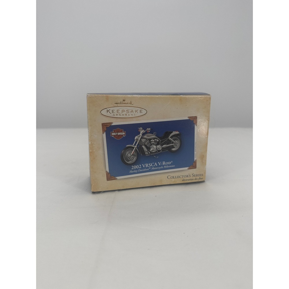 Hallmark Keepsake 2004 Harley-Davidson 2002 VRSCA V-Rod Ornament Silver Die-Cast - Picture 16 of 16